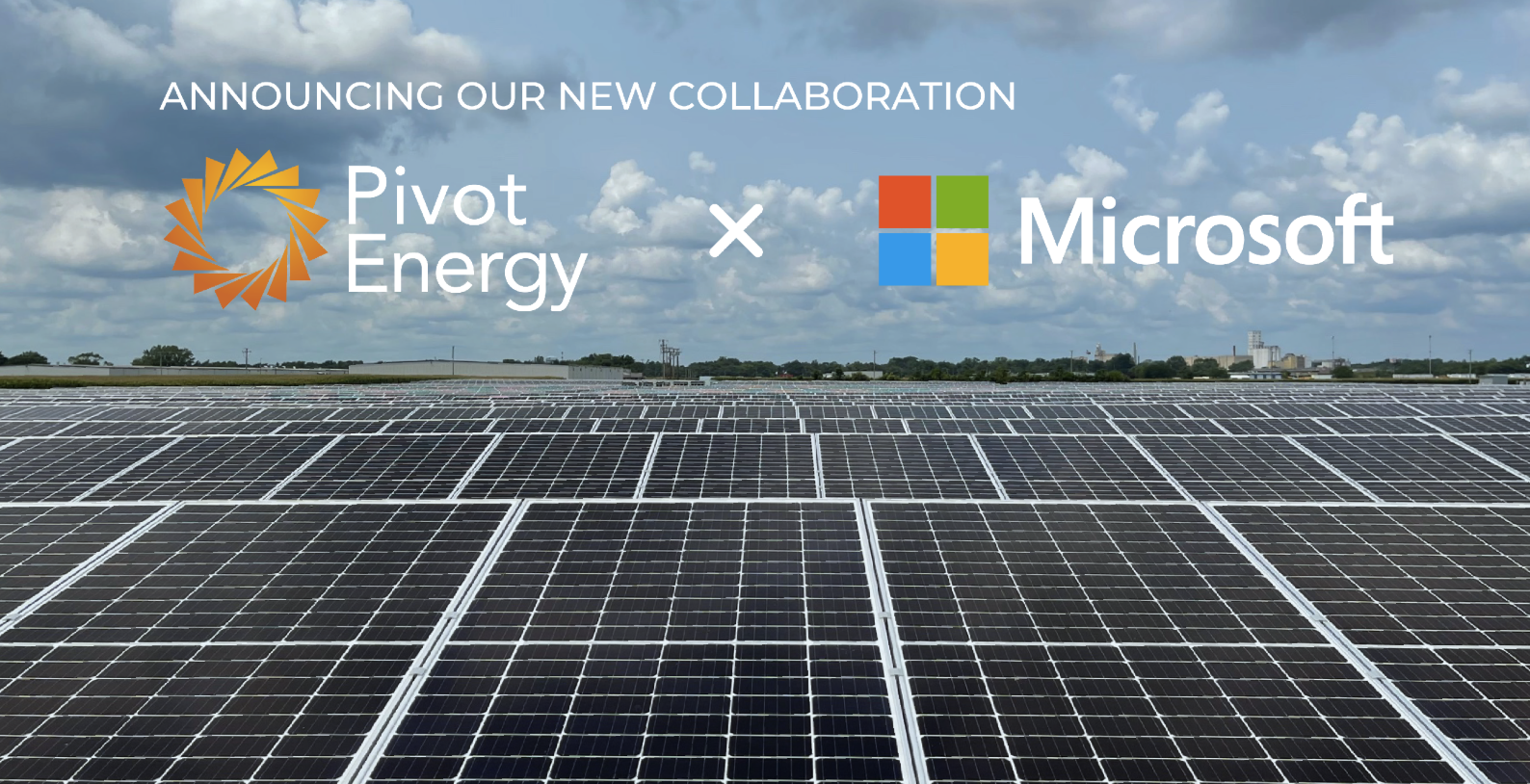 Announcing Pivot Energy &amp; Microsoft Collab